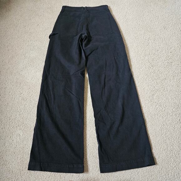 American Eagle AE Super High Rise Baggy Wide Leg 2L - Picture 2 of 8